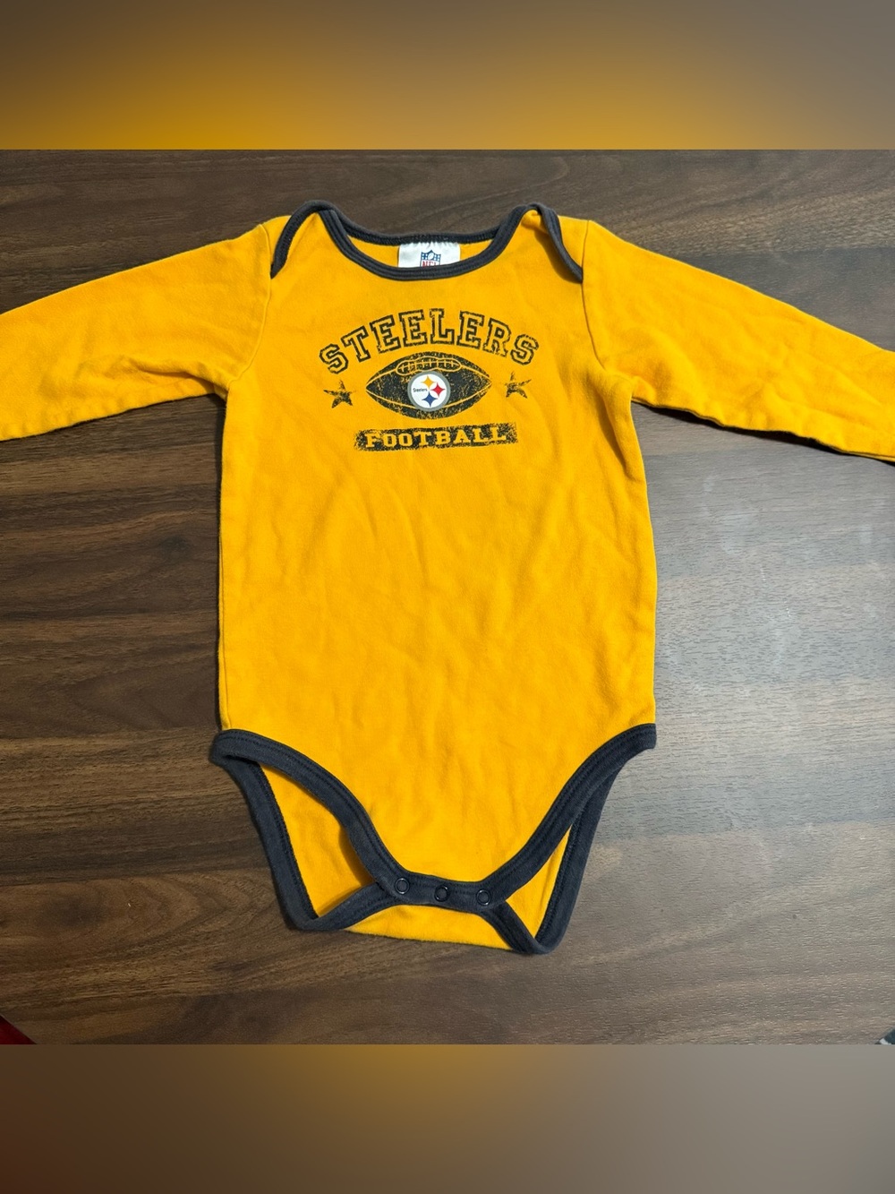 Baby boy Pittsburgh Steelers onesie